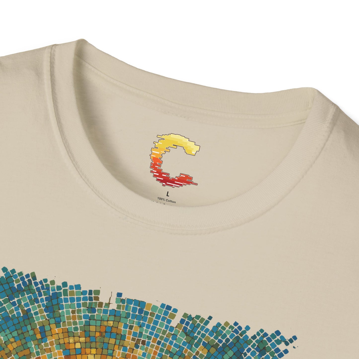 Jesus Mosaic Graphic T-Shirt | Christian Graphic Tee