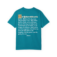 The Lord’s Prayer Illuminated Drop Cap Christian T-Shirt