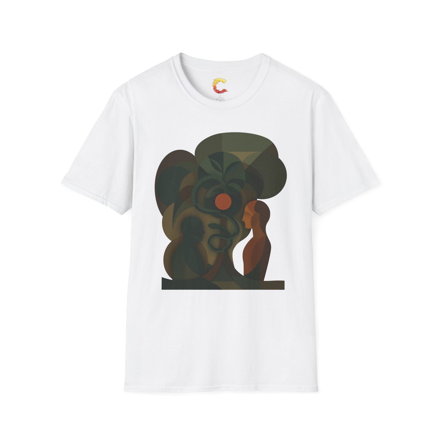 The Fall – Genesis 3 Abstract Tee | Christian Graphic Tee