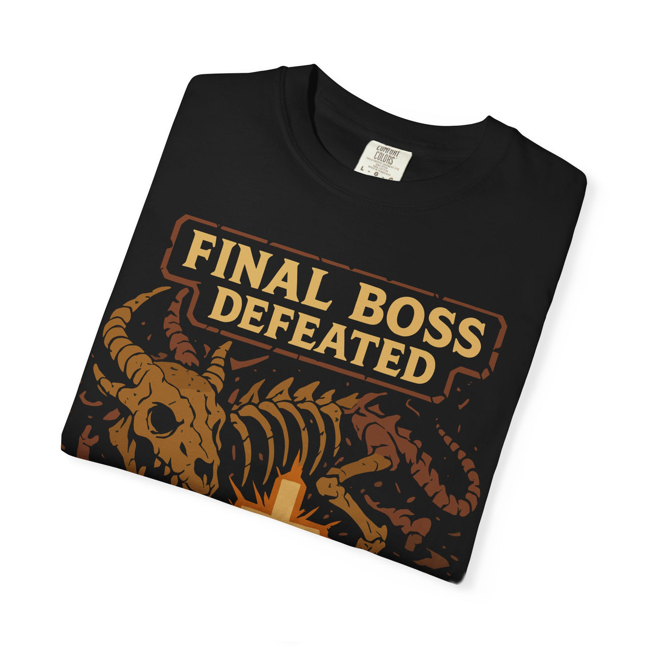 Final Boss Defeated Death Has No Sting Christian Tee