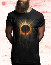 Finished Crucifixion Eclipse Christian Tee