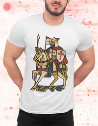 Crusader King Medieval Warrior Christian Graphic Tee