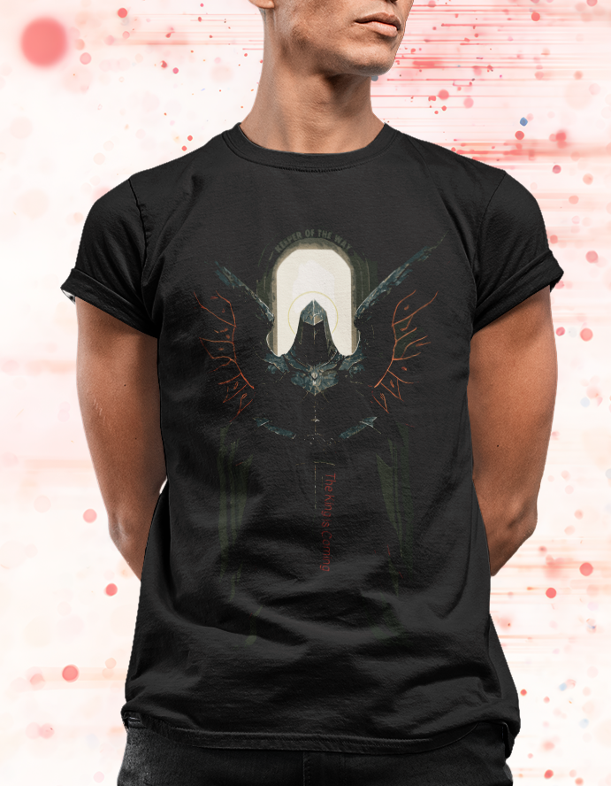 Keeper of the Way Angel at the Gate Christian Tee