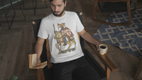 Crusader King Medieval Warrior Christian Graphic Tee