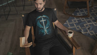 Cross in the Waves Christian Graphic T-Shirt — Faith-Inspired Spiritual Apparel Tee