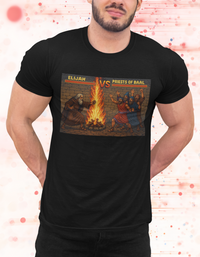 Elijah vs Baal 8-Bit Retro Christian Fight T-Shirt