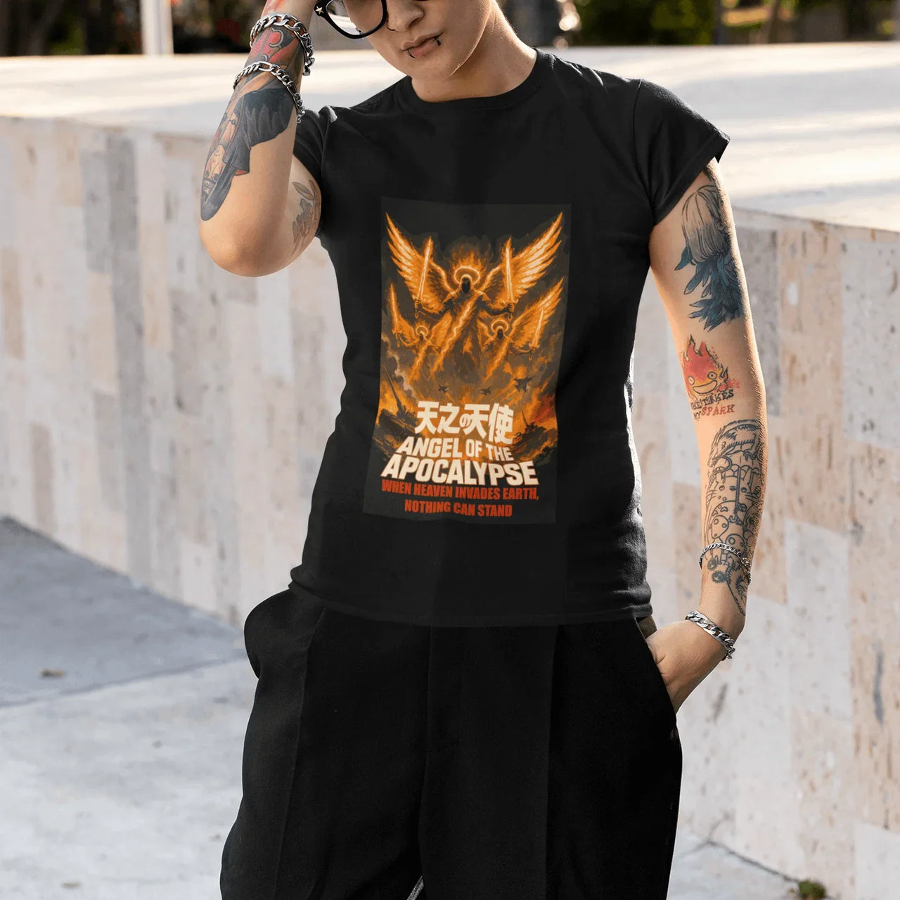 Angel of the Apocalypse Women’s Kaiju Christian Tee - Ctrl Alt Believe