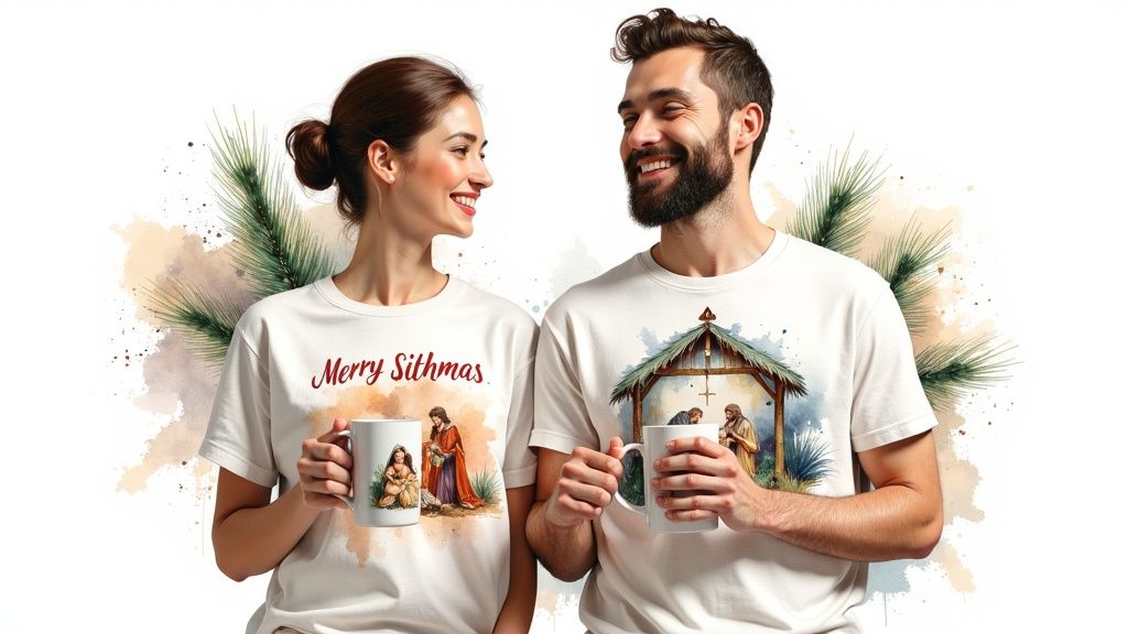 Matching Christmas Shirts for Couples: A Guide to Faith, Fandom, and Festive Fun