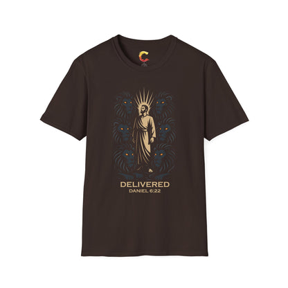 Delivered – Daniel in the Lion’s Den (Daniel 6:22) T-Shirt