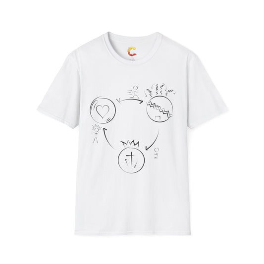 Three Circles Evangelism T-Shirt – Share the Gospel in Style