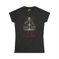 Shadow Over All Veiled Reaper Christian Women's Graphic Tee - Ctrl Alt Believe