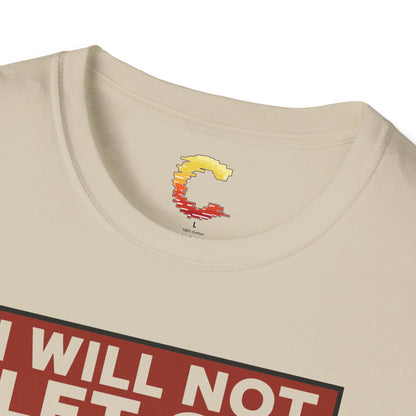 "I Will Not Let Go" Vintage Fight Poster T-Shirt – Jacob vs. The Angel (Genesis 32:26)