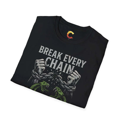 Break Every Chain Graphic Christian T-Shirt – Bold Faith Streetwear - Ctrl Alt Believe