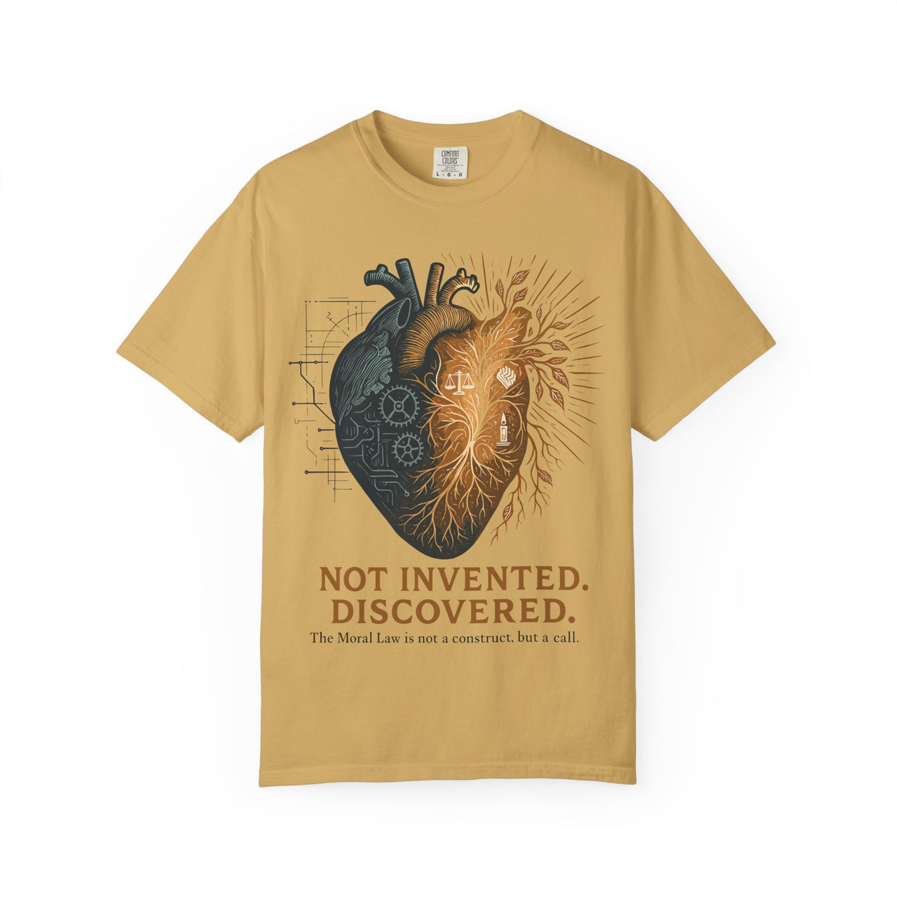 Not Invented Discovered Christian Faith Graphic Tee