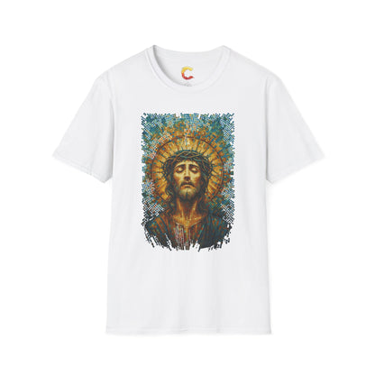 Jesus Mosaic Graphic T-Shirt | Christian Graphic Tee