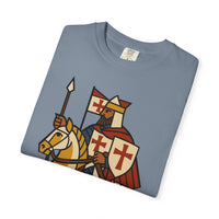 Crusader King Medieval Warrior Christian Graphic Tee
