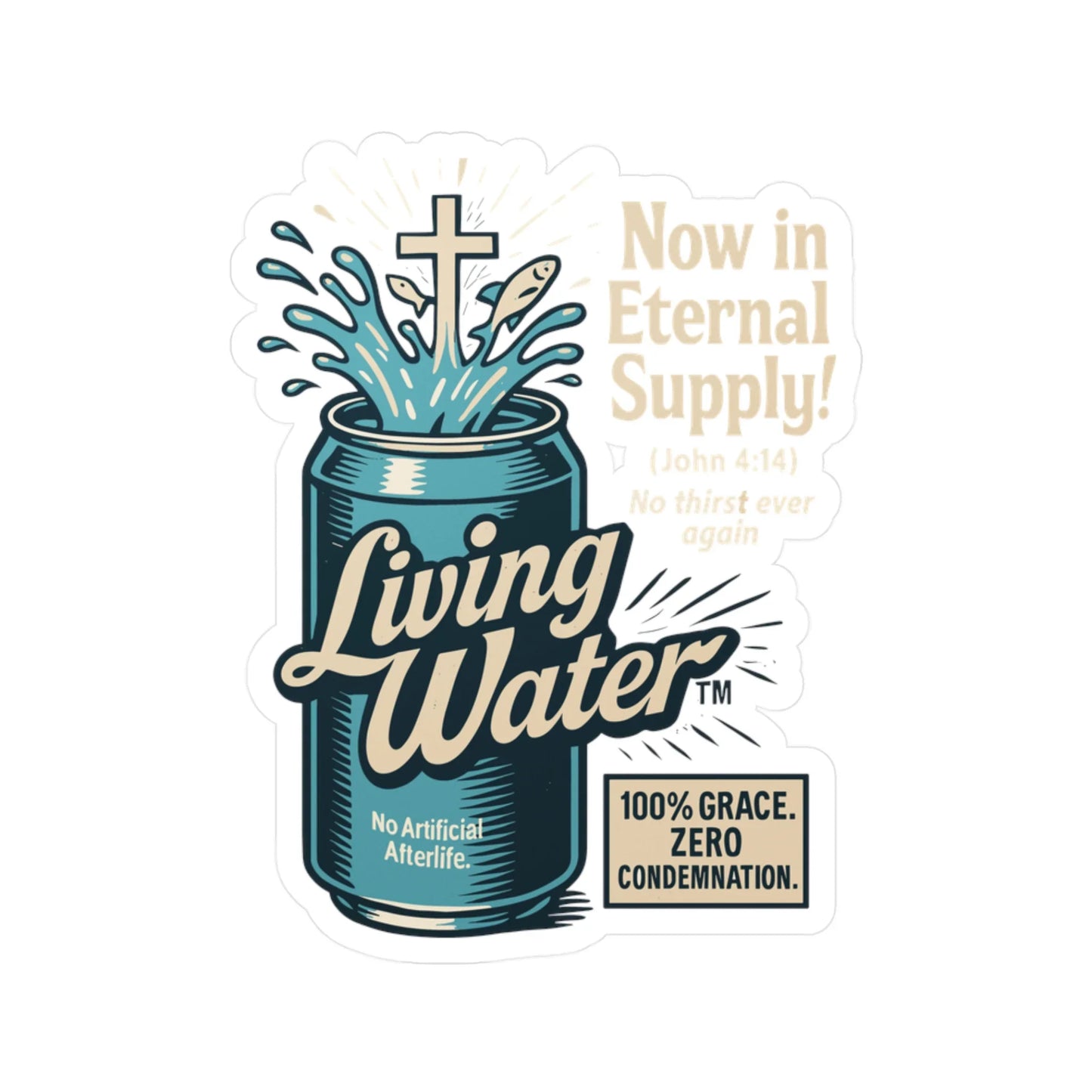 Living Water Vinyl Decals - Ctrl Alt Believe