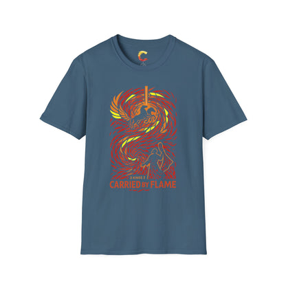 Carried by Flame – Elijah’s Fiery Chariot T-Shirt (2 Kings 2)