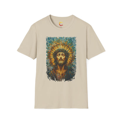 Jesus Mosaic Graphic T-Shirt | Christian Graphic Tee