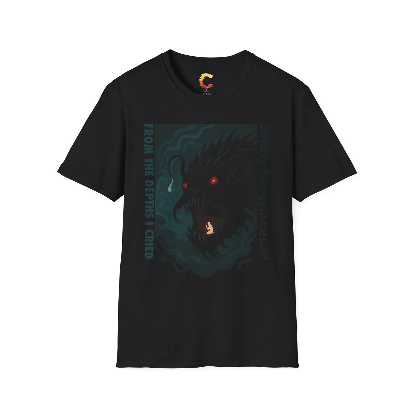 From the Depths Jonah & the Leviathan Christian Tee - Ctrl Alt Believe