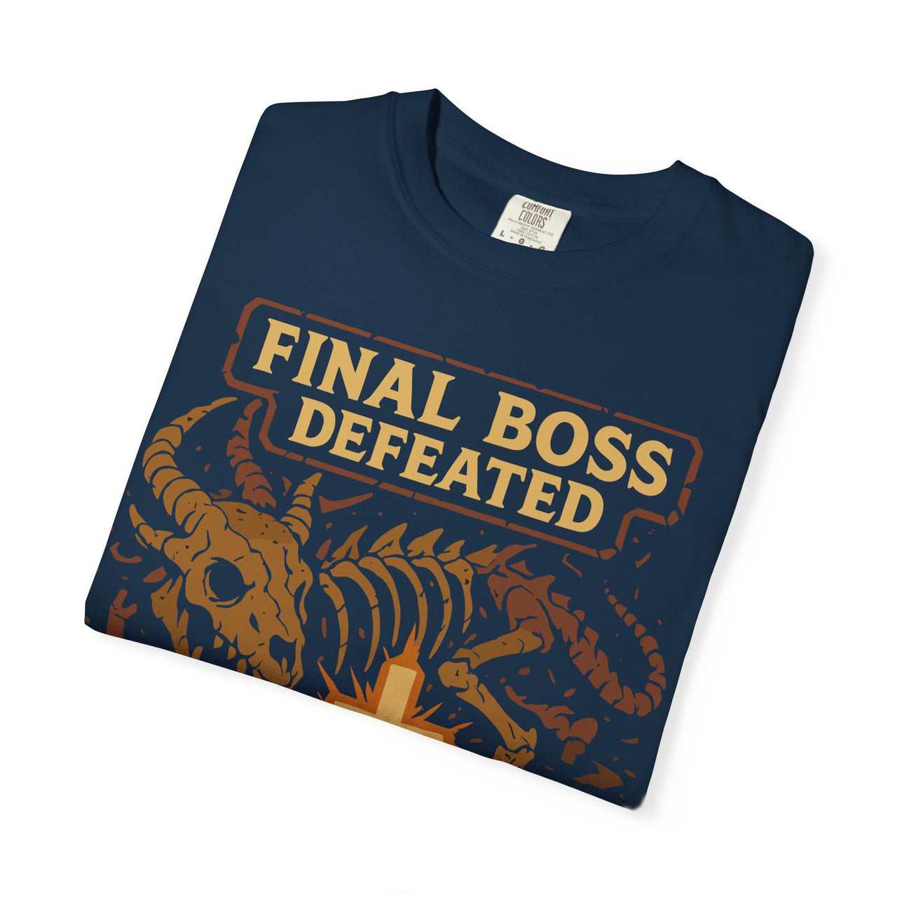 Final Boss Defeated Death Has No Sting Christian Tee