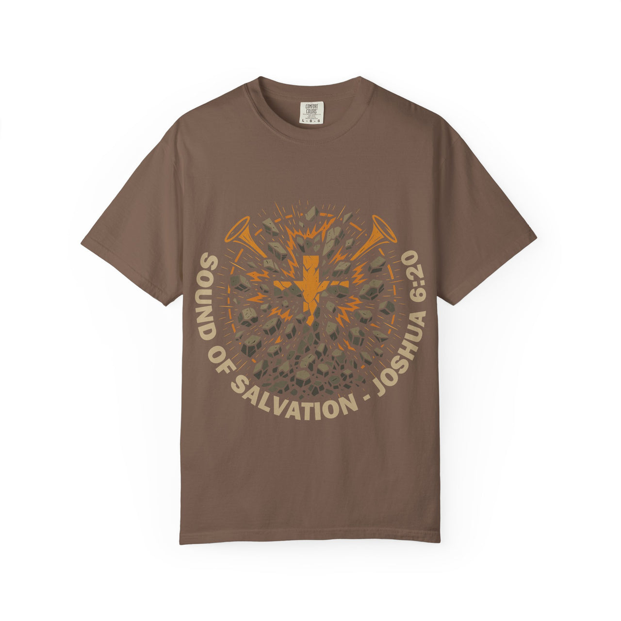 Sound of Salvation Joshua 6:20 Christian Graphic Tee