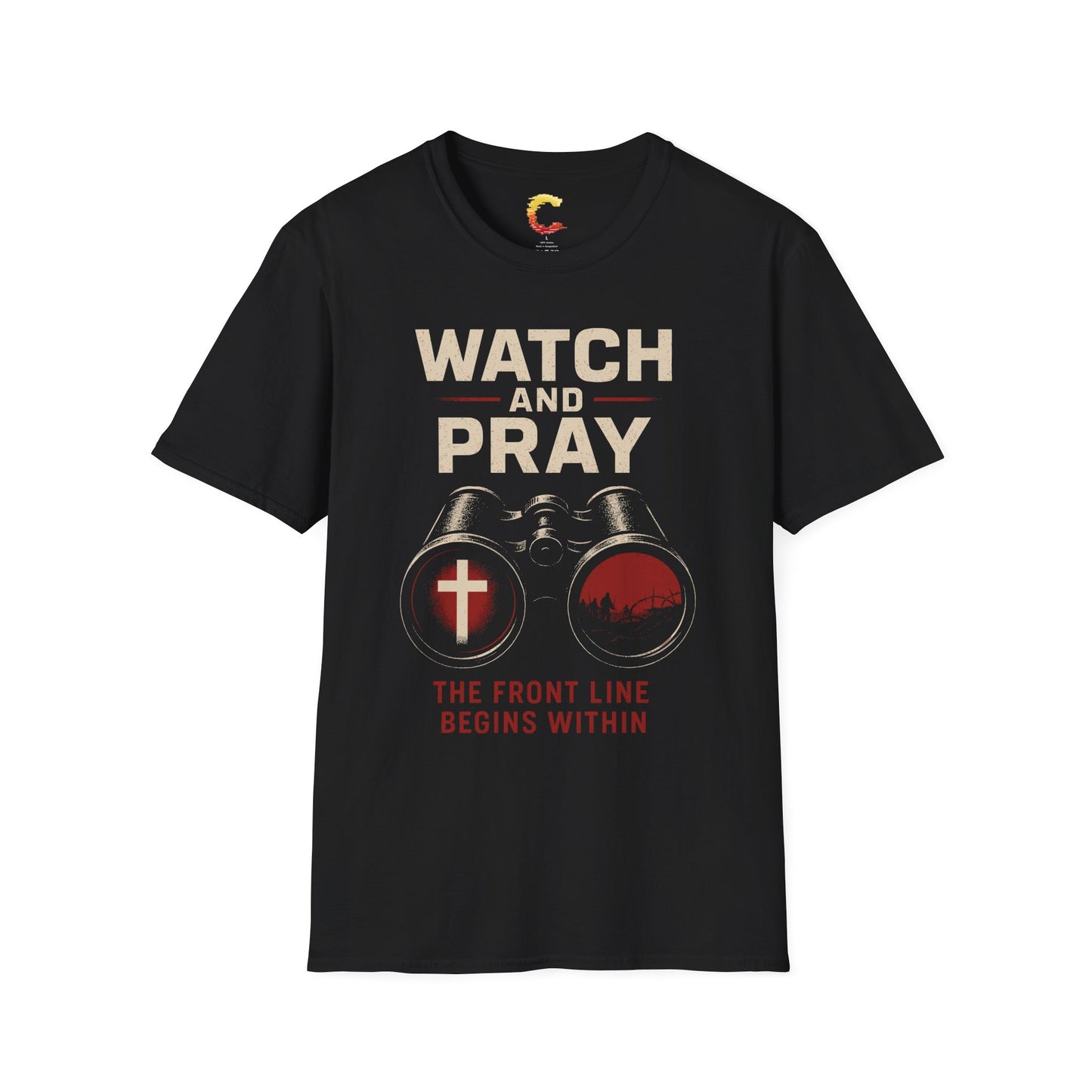 Watch and Pray T-Shirt | Matthew 26:41 | Command Series Tee