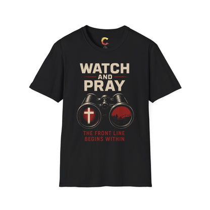 Watch and Pray T-Shirt | Matthew 26:41 | Command Series Tee