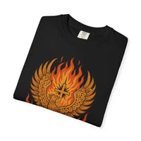 Phoenix Risen Jesus Christian Easter Inspirational Faith Graphic Tee Shirt