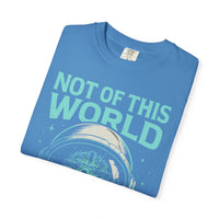 Not of This World Astronaut Cross Helmet Christian Tee