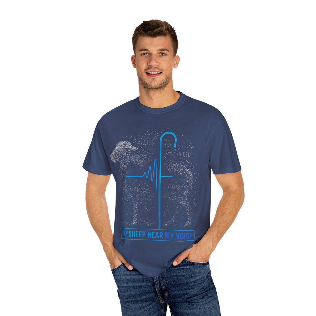 Shepherd’s Frequency John 10:27 Christian T-Shirt