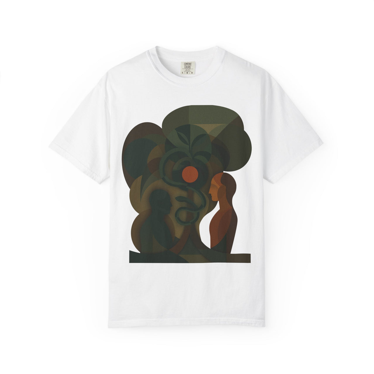 Fall Genesis 3 Abstract Christian Graphic T-Shirt