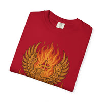 Phoenix Risen Jesus Christian Easter Inspirational Faith Graphic Tee Shirt