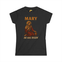 Mary Magdalene He Has Risen Christian Graphic Tee - Ctrl Alt Believe