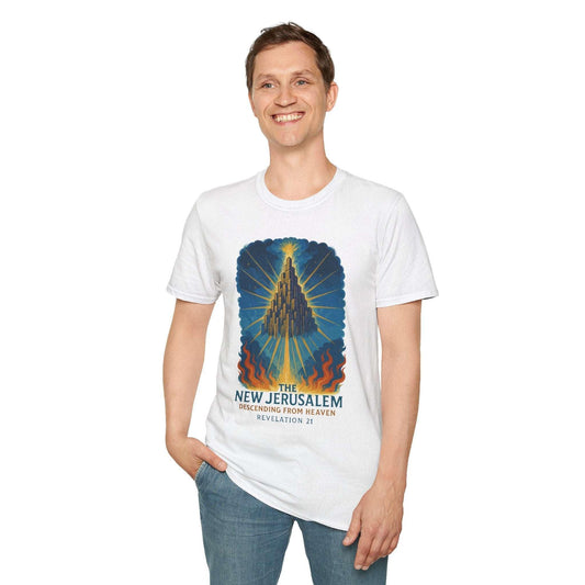 New Jerusalem Revelation 21 Heaven Christian Tee - Ctrl Alt Believe