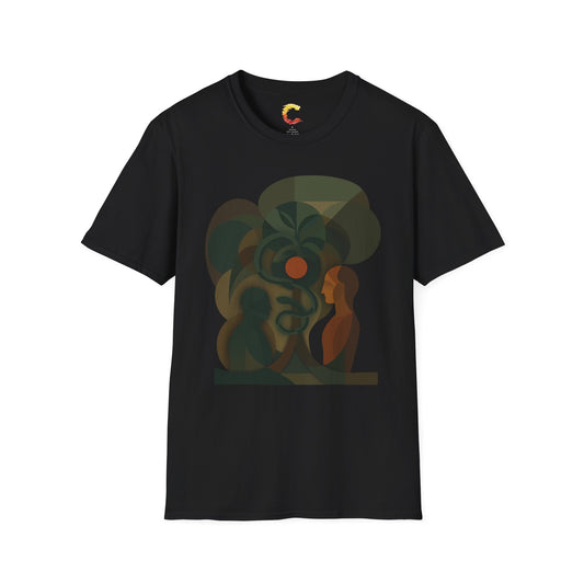 The Fall – Genesis 3 Abstract Tee | Christian Graphic Tee