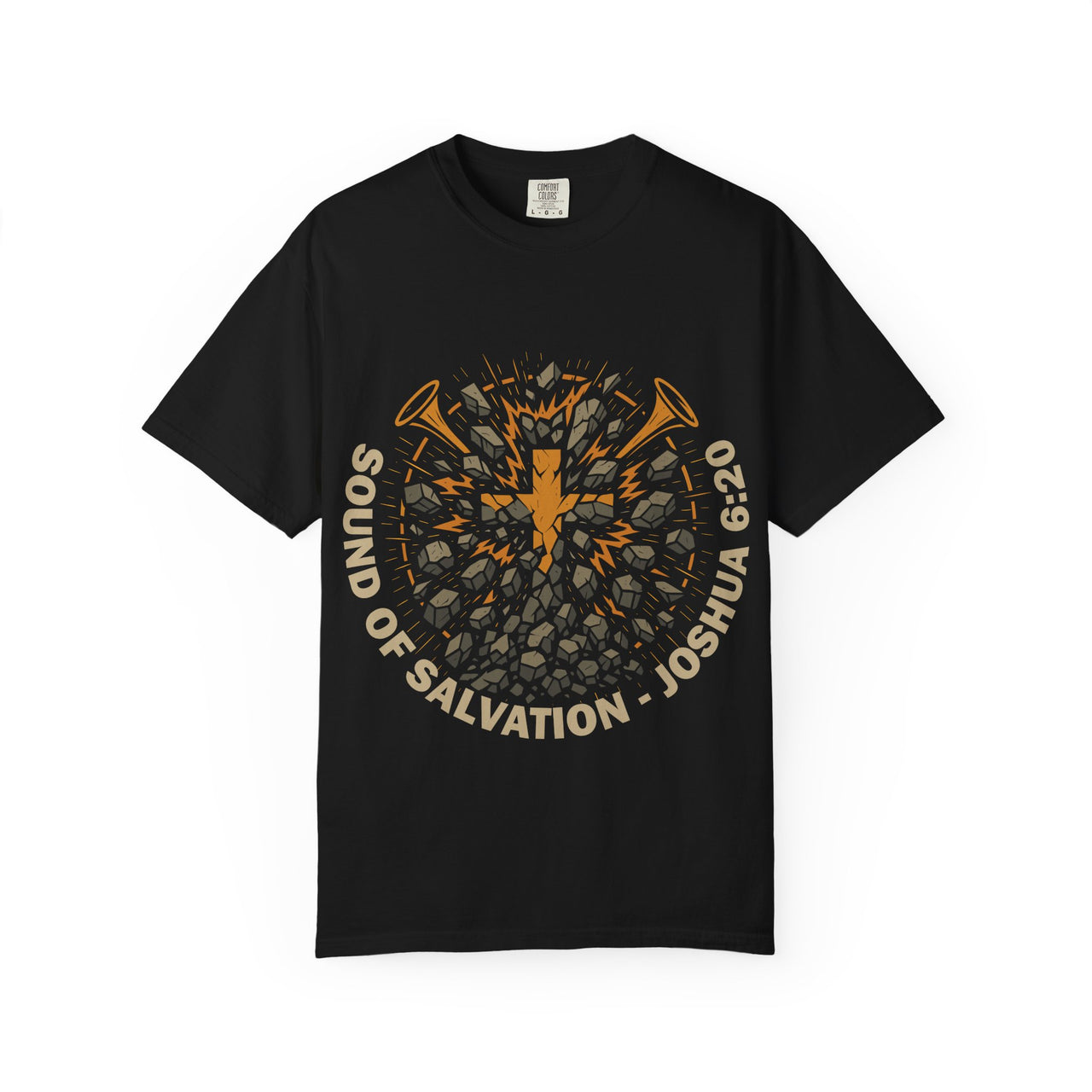 Sound of Salvation Joshua 6:20 Christian Graphic Tee