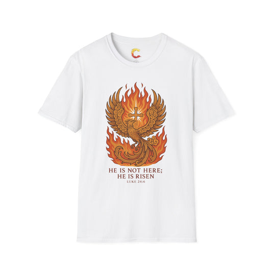 Spiritual Phoenix T-Shirt, Inspirational Tee, Faith-Based Apparel, Easter Gift, Unisex Casual Wear