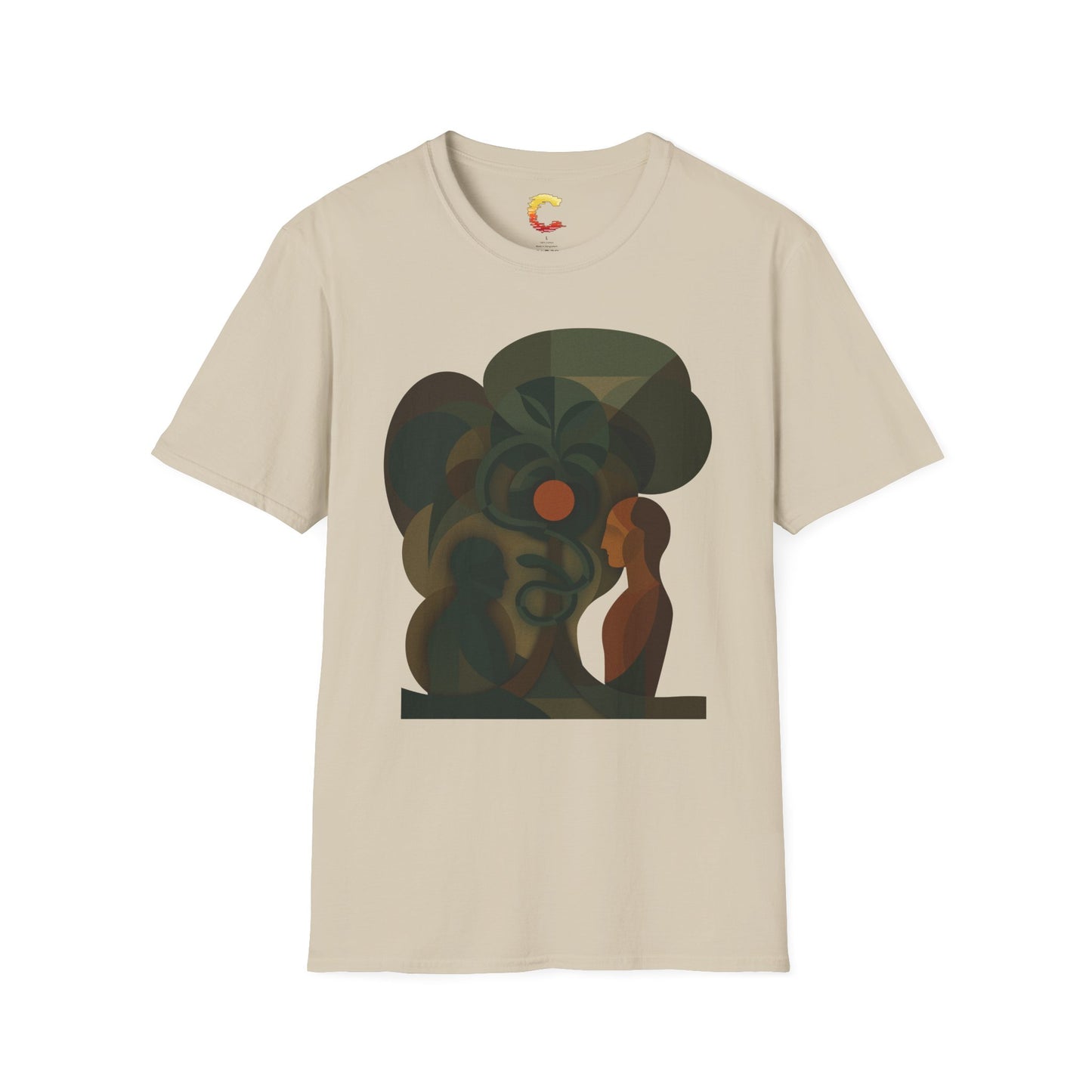 The Fall – Genesis 3 Abstract Tee | Christian Graphic Tee