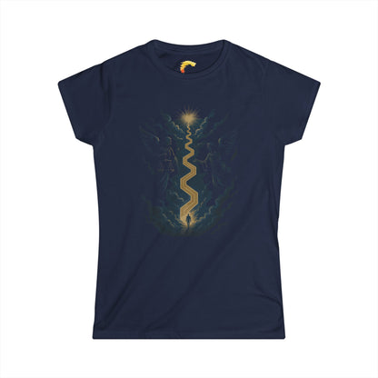 Boho Snake Women's Tee, Artistic Graphic Shirt, Casual Summer Top, Nature-Inspired Gift, Festival Wear, Spiritual Fashion