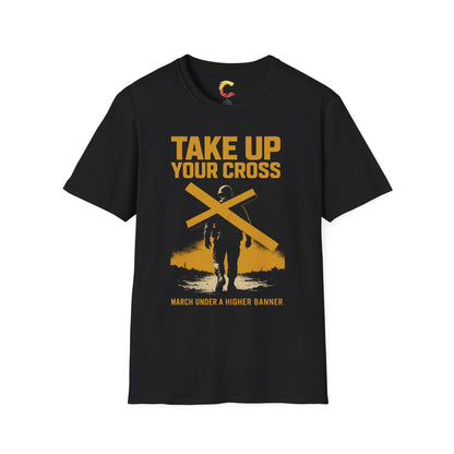 Take Up Your Cross T-Shirt | Matthew 16:24 | Command Series Tee