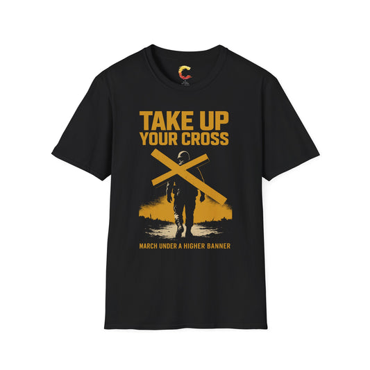 Take Up Your Cross T-Shirt | Matthew 16:24 | Command Series Tee