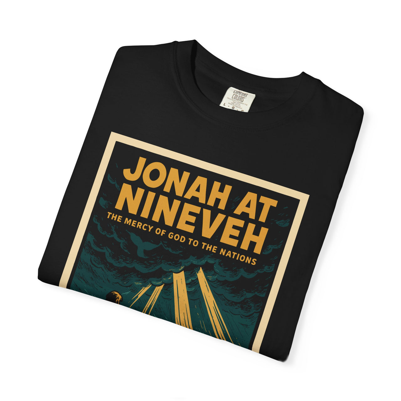 Jonah at Nineveh Mercy Graphic Novel Christian Tee