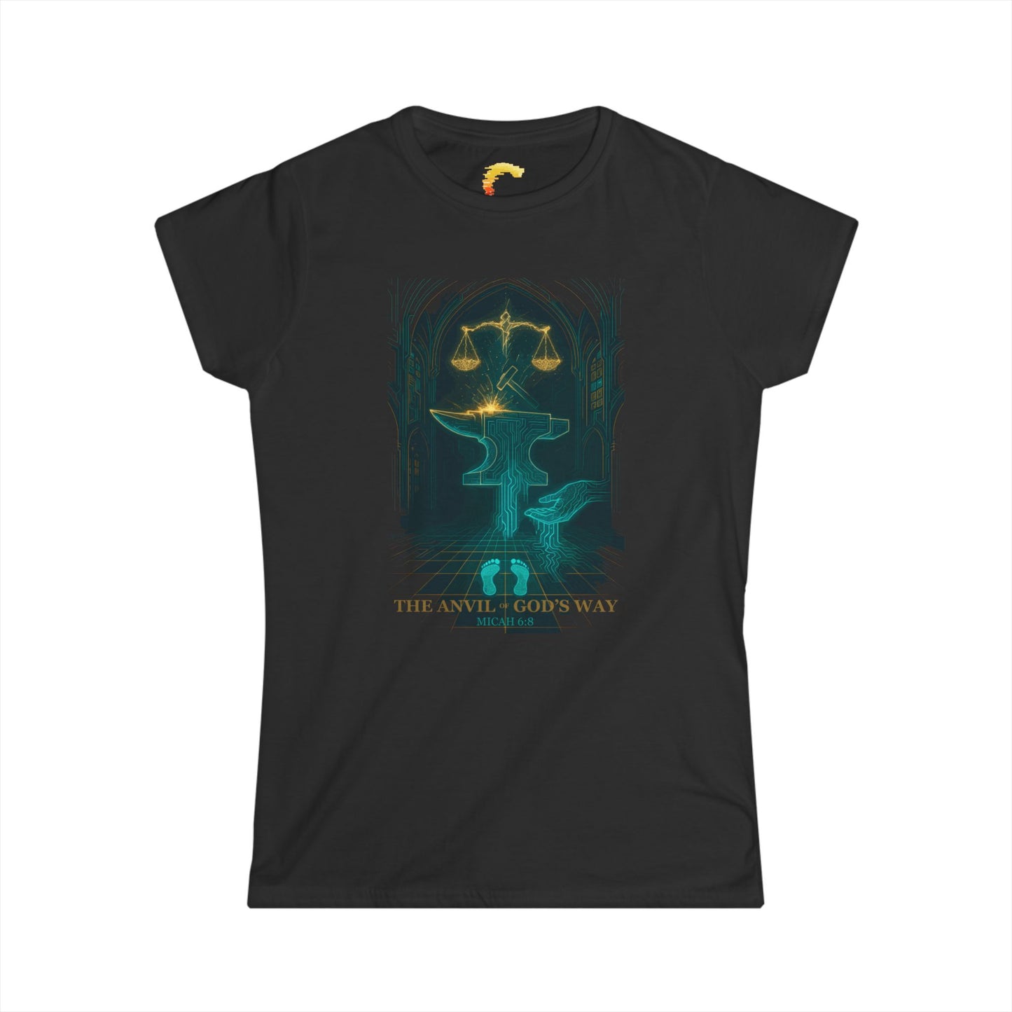 Enchanted Justice Tee - Women's Softstyle Shirt, Magical Vibes, Perfect for Gift Giving, Daily Wear, Mystic Events, Empowerment