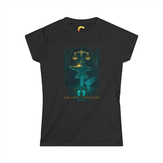 Enchanted Justice Tee - Women's Softstyle Shirt, Magical Vibes, Perfect for Gift Giving, Daily Wear, Mystic Events, Empowerment