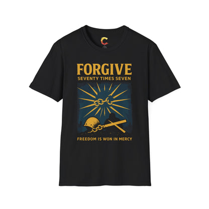 Forgive 70x7 Christian T-Shirt | Matthew 18:22 | Command Series Tee