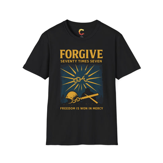 Forgive 70x7 Christian T-Shirt | Matthew 18:22 | Command Series Tee