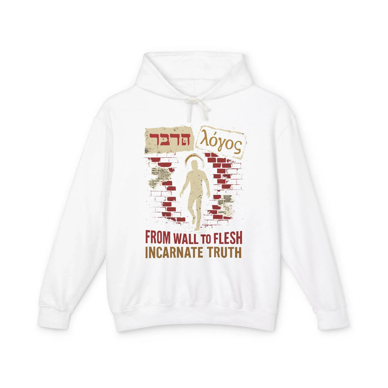 From Wall to Flesh Incarnate Truth Christian Hoodie - Ctrl Alt Believe