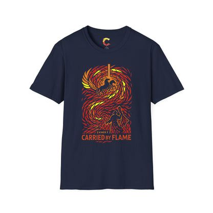 Carried by Flame – Elijah’s Fiery Chariot T-Shirt (2 Kings 2)