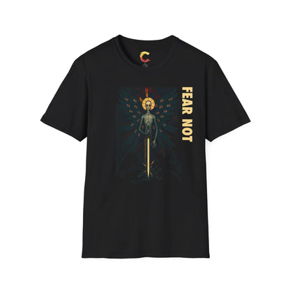 Angel of the Abyss Fear Not Christian Graphic Tee - Ctrl Alt Believe